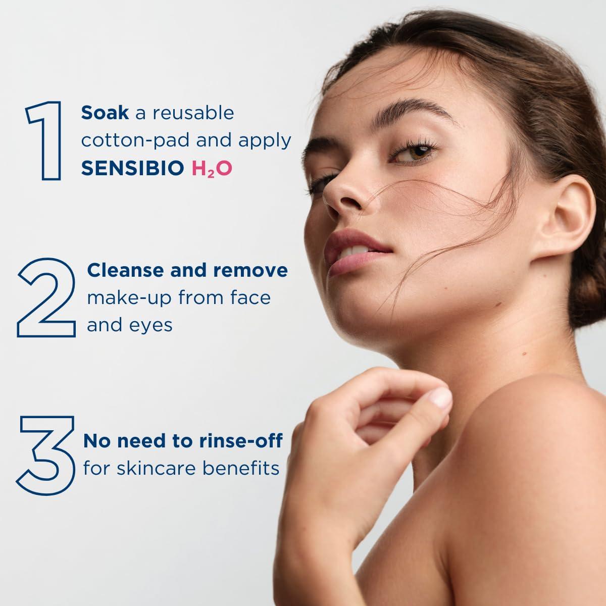 imageBioderma Sensibio H2O Micellar Water Makeup Remover Cleanser Face Cleanser for Sensitive Skin84 Fl Oz Pack of 1
