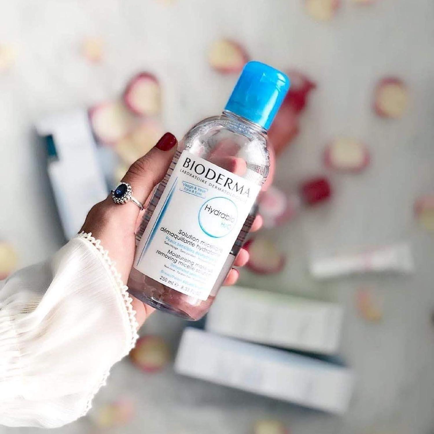 imageBioderma Hydrabio DUO H2O Micellar Water Cleansing and MakeUp Removing for Dehydrated Sensitive Skin 334 Fl Oz