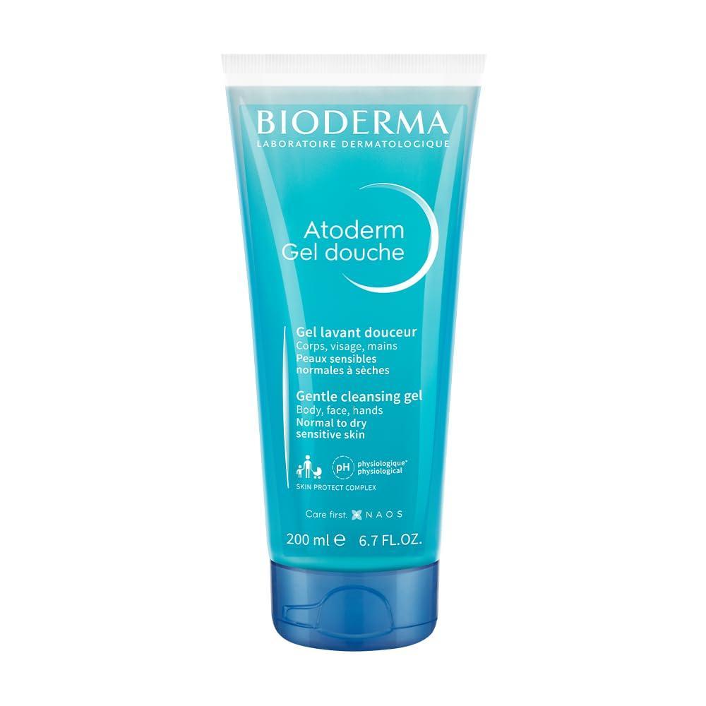 imageBioderma  Atoderm  Hydrating Shower Gel  Moisturizing Face and Body Cleanser  Body Wash for Normal to Dry Sensitive Skin667 Fl Oz Pack of 1