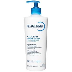 Bioderma Atoderm Cream Ultra, Hydrating Body Moisturizer for Normal to Dry Sensitive Skin(16.9 Fl Oz (Pack of 1))