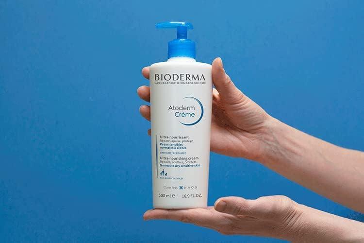 imageBioderma Atoderm Cream Hydrating Body Lotion Body Moisturizer for Normal for Dry Sensitive Skin167 Fl Oz Pack of 1